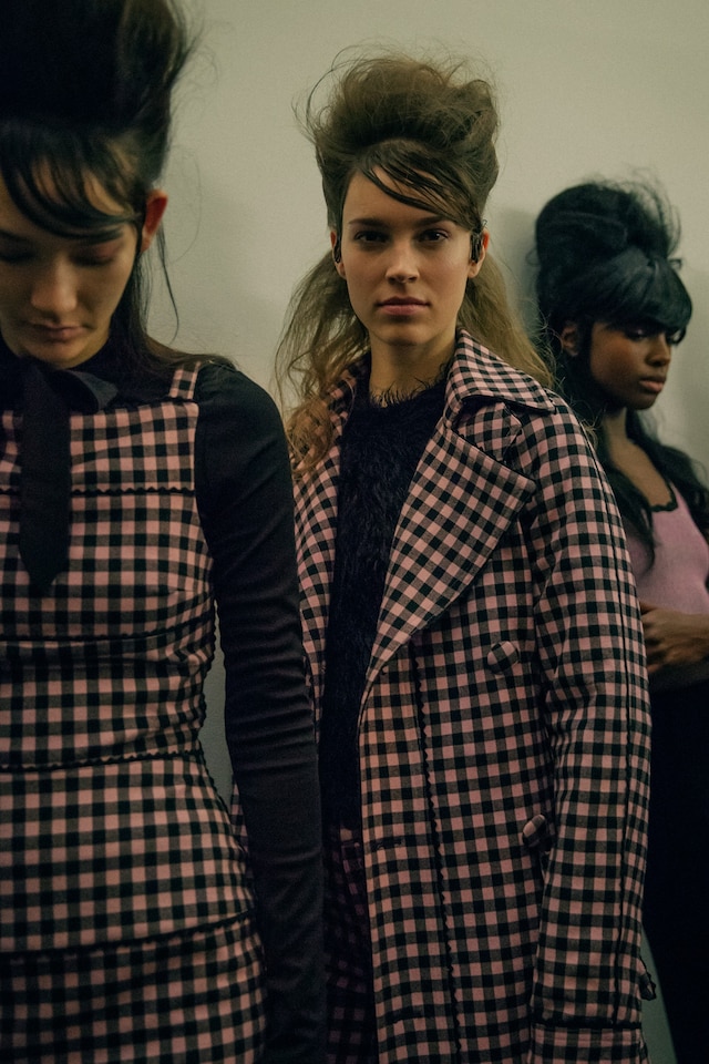 Adam Selman AW 15 Gingham John Waters Pussy Bow Outerwear 14