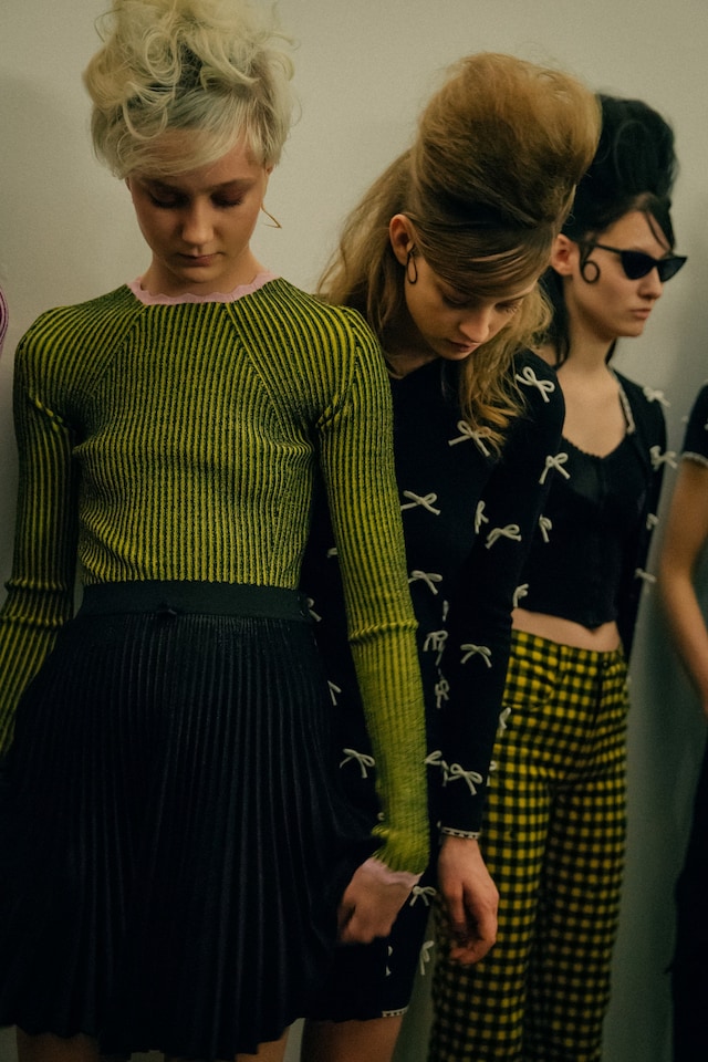 Adam Selman AW 15 Gingham John Waters Mini Skirt Bow 12