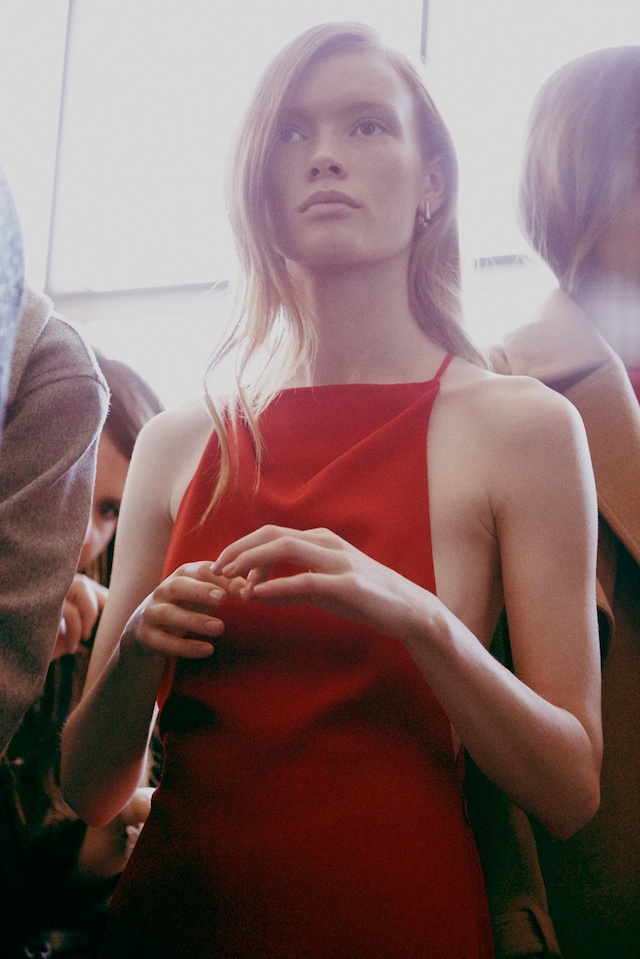 Jason Wu AW15 Womenswear Power Dressing Luxe Bold Red 3