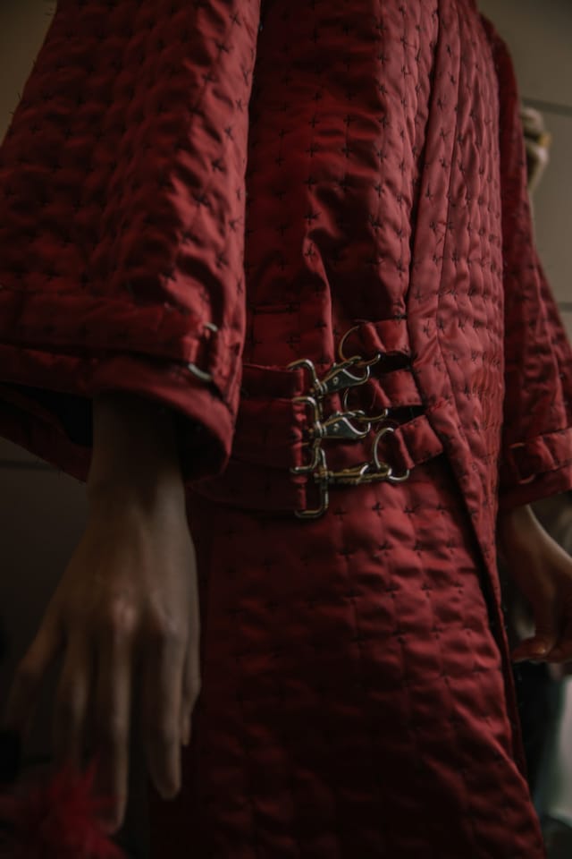 Ammerman Schl&#246;sberg AW15, womenswear, Dazed backstage, NY 20