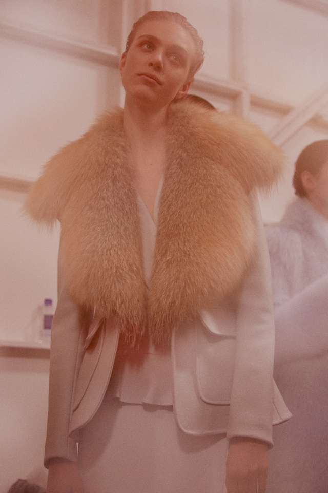 Altuzarra AW15 Fox Fur Lapel Tailoring 1