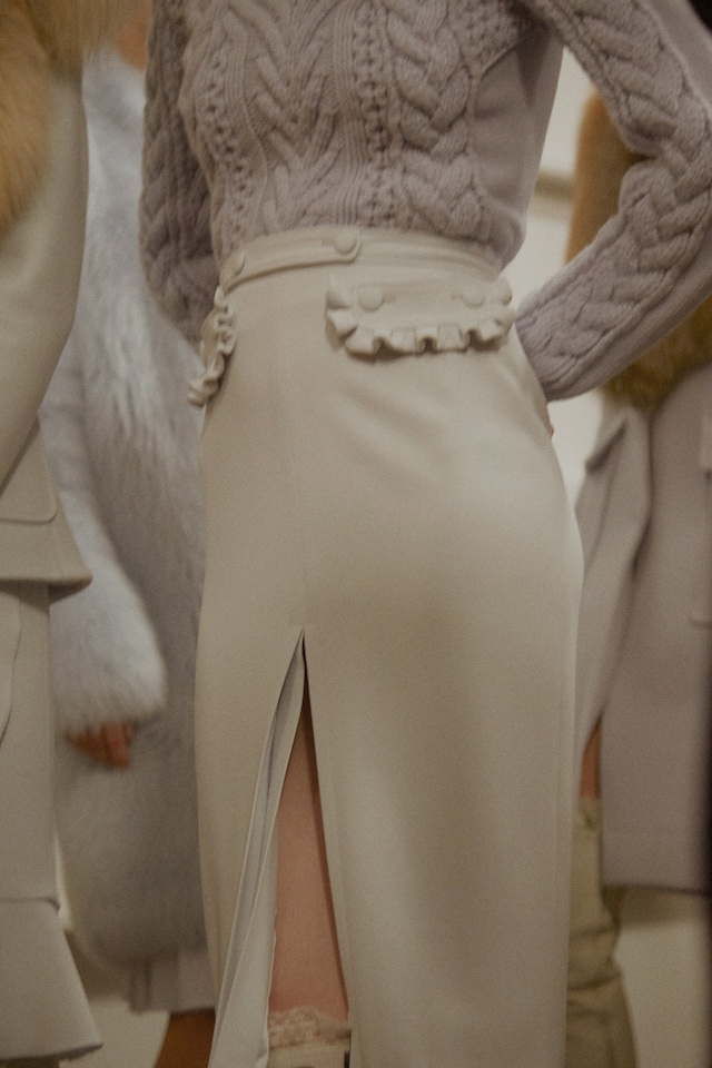 Altuzarra AW15 Tailoring Knitwear Thigh High Slit 17
