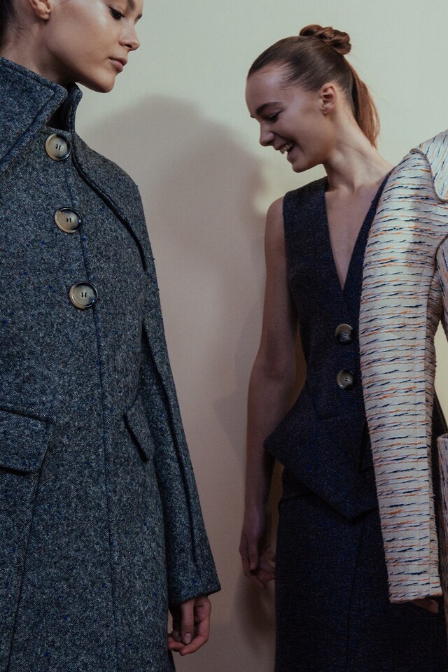 Victoria Beckham AW15 Dazed backstage womenswear 9
