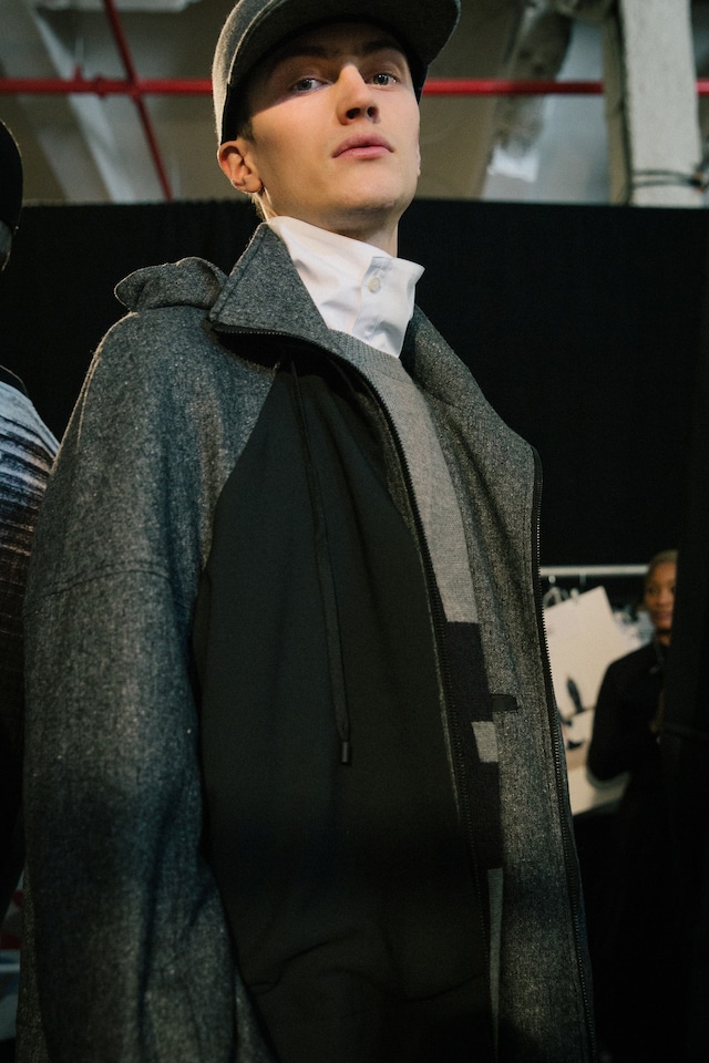 Public School AW15 Urban Layering 90s Sports Cap Shirt 6