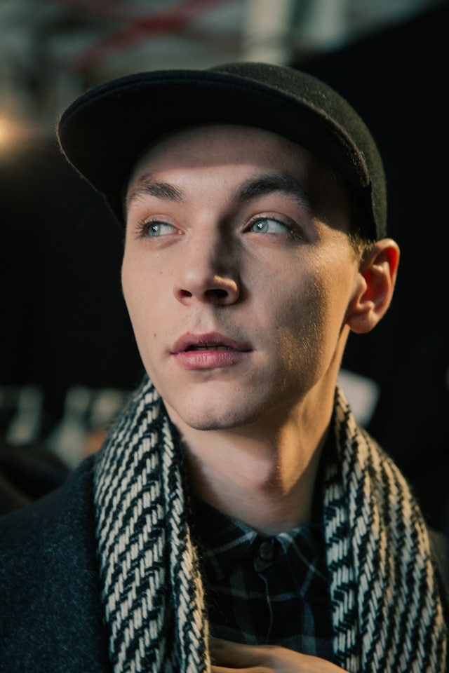 Public School AW 15 Sports Cap Oversized Wool Scarf 9