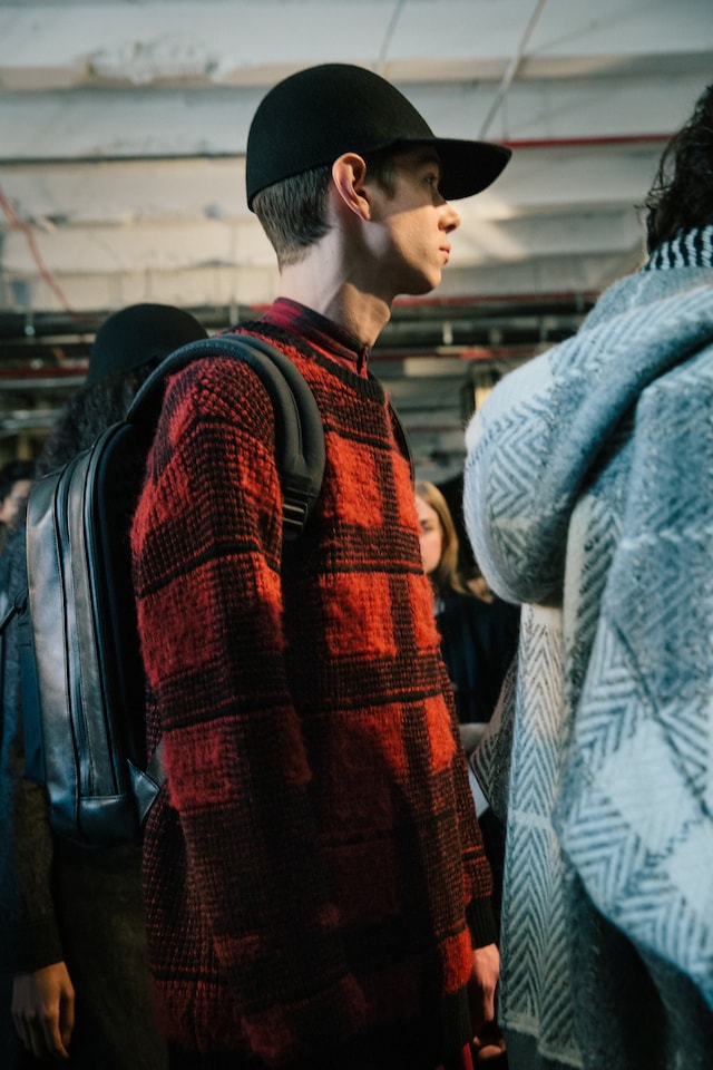 Public School AW15 Urban Layering 90s Leather Backpack 14