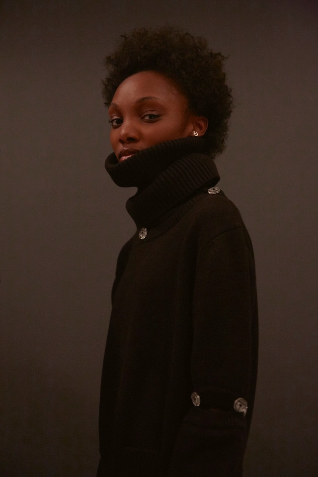 Telfar AW15 Backstage Dazed New York Turtleneck Buttons 5