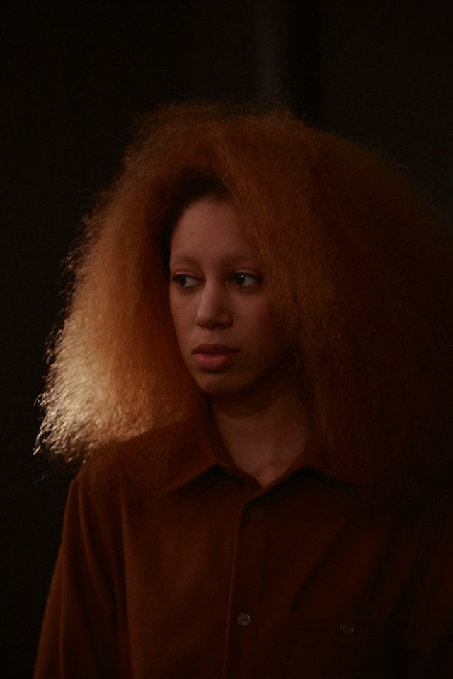 Telfar AW15 Backstage Dazed New York Afro Brown Shirt 13