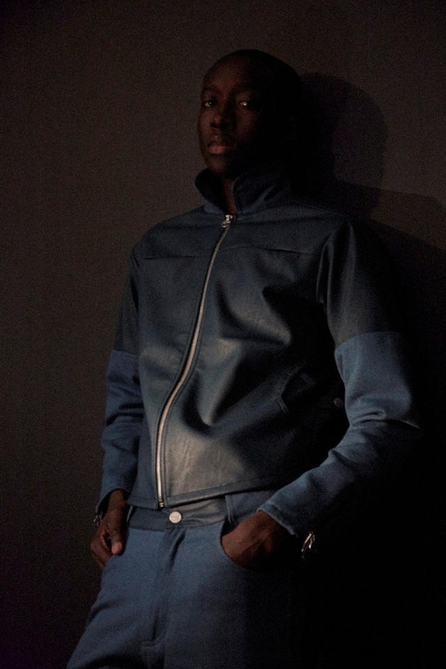 Telfar AW15 Backstage Dazed New York Two Tone Denim 16
