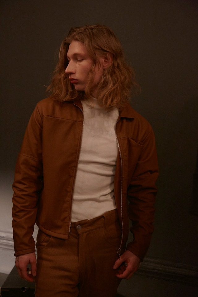 Telfar AW15 Backstage Dazed New York White Crew Neck Brown 8