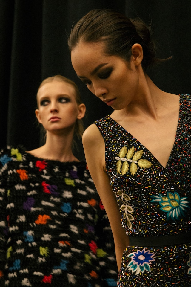 Diane von Furstenberg AW15, womens, beauty, Dazed backstage 19