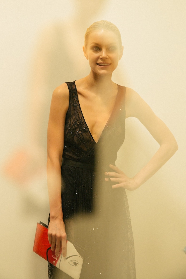 Diane von Furstenberg AW15, womenswear, Jessica Stam, Dazed 10