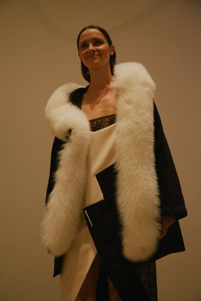 Prabal Gurung AW15, Dazed backstage, womenswear, fur, lace 0