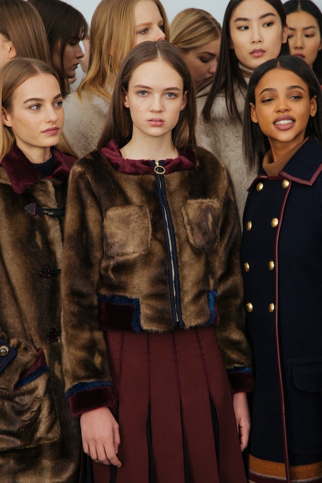 Tommy Hilfiger AW15, American Sportswear, Fur, Pleats 2