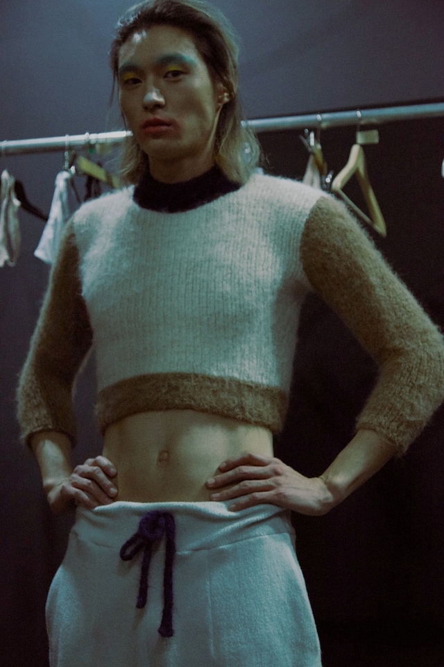 Eckhaus Latta AW15, womenswear, Dazed mohair crop top 0