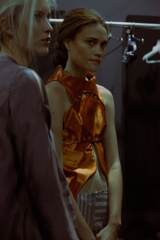 Eckhaus Latta AW15, womenswear, Dazed backstage, bronze 4