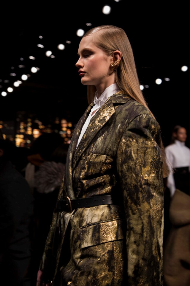 Donna Karan AW15, womenswear, Dazed backstage 10