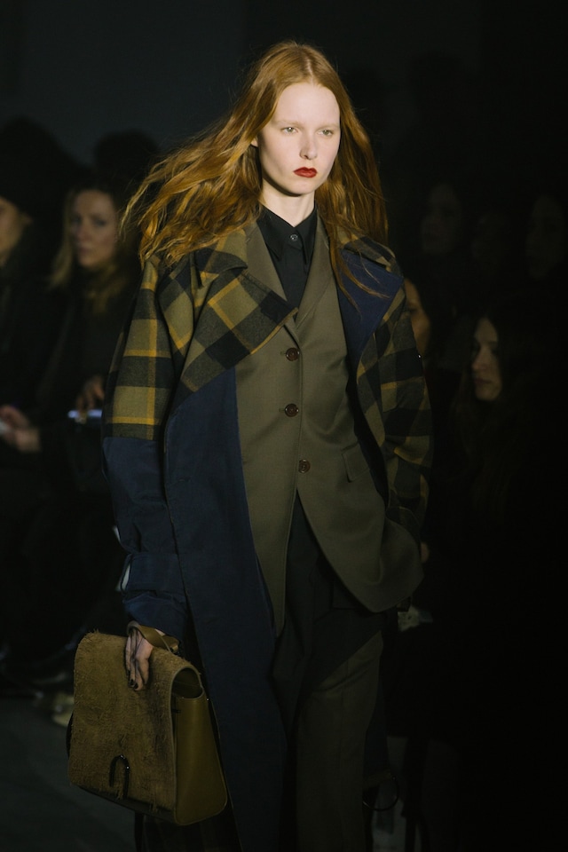 3.1 Phillip Lim, womenswear, Dazed backstage, checkered suit 5