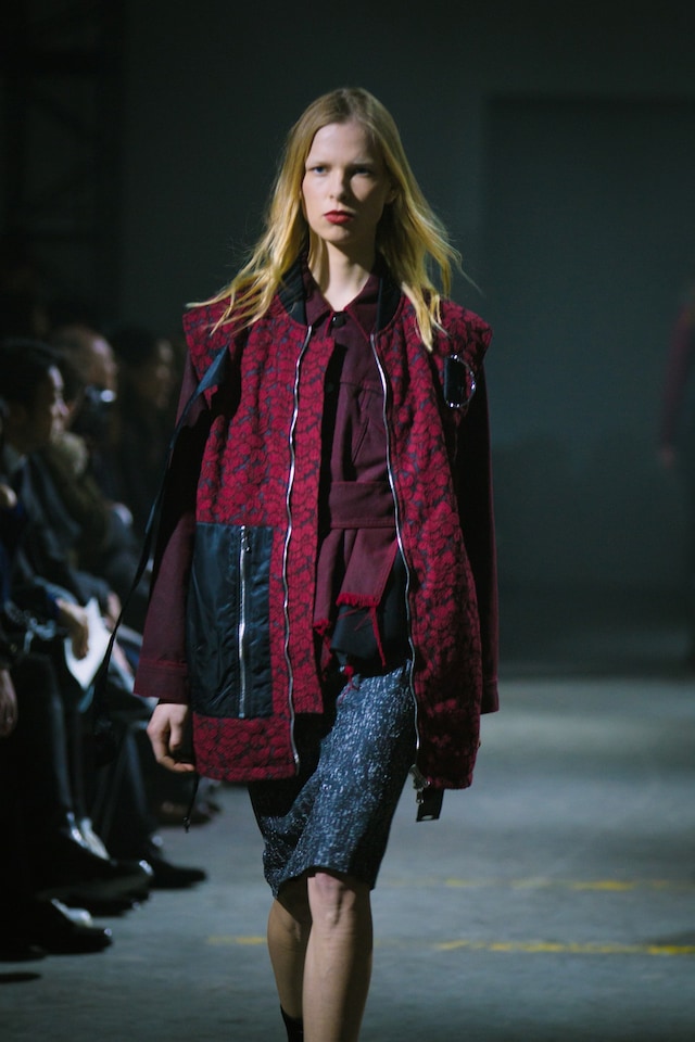 3.1 Phillip Lim, womenswear, Dazed backstage red coat flower 2