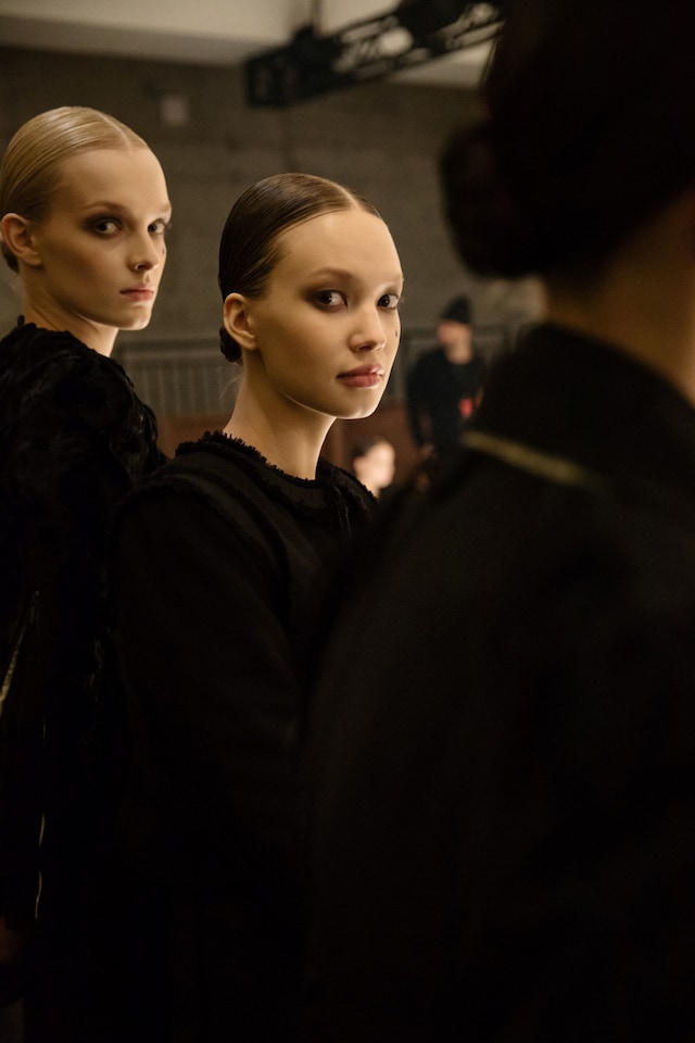 Thom Browne AW15, menswear Dazed backstage, focus 18