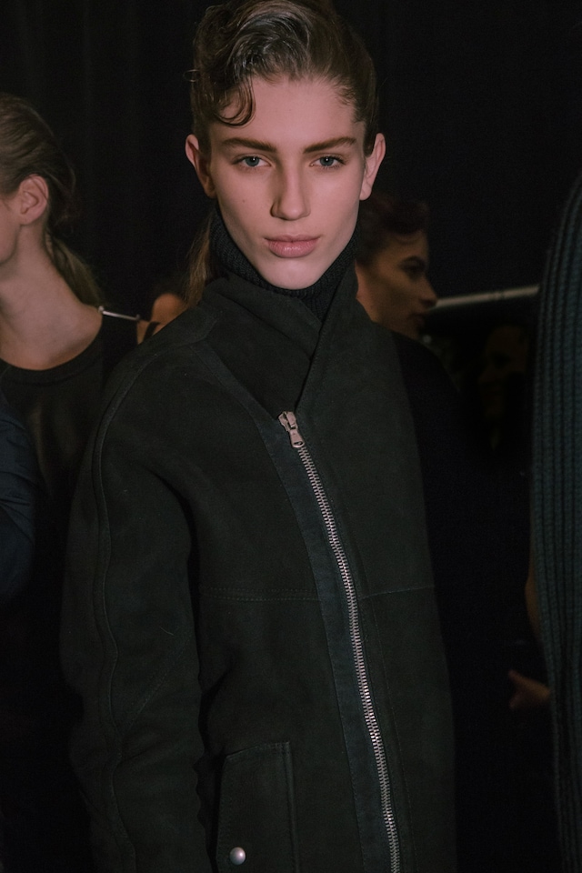 Diesel Black Gold AW15, womenswear, Dazed backstage, zipper 2