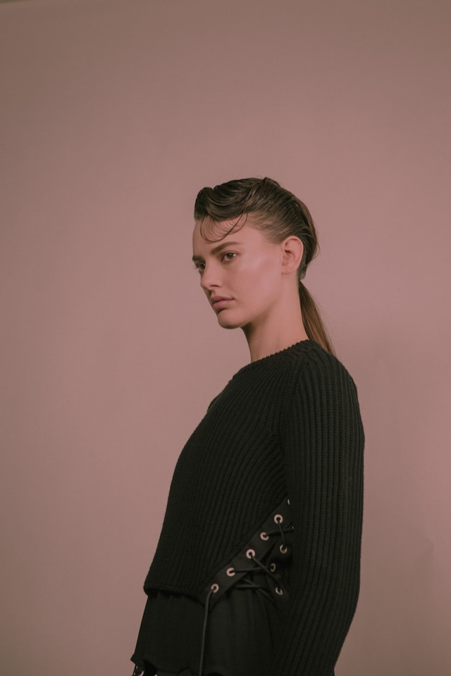 Diesel Black Gold AW15, womenswear, Dazed backstage sweater 5
