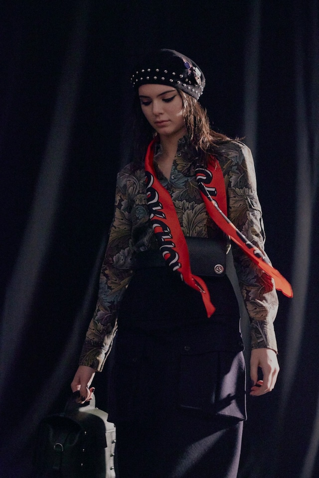 Marc by Marc Jacobs AW15, womenswear, Leaf Print Shirt, Hat 3