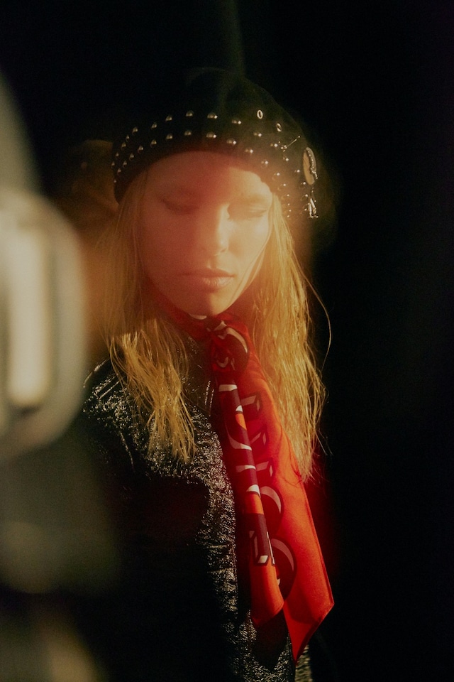 Marc by Marc Jacobs AW15, womenswear, Graphic Scarf, Badges 15