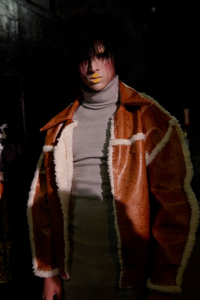 Gypsy Sport AW15, backstage Dazed, womenswear, aviator coat 7