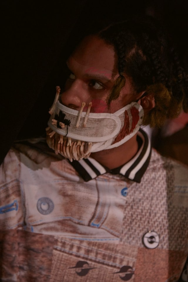 Gypsy Sport AW15, backstage Dazed, womenswear muzzle bones 14