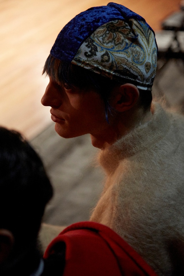 Gypsy Sport AW15, backstage Dazed, womenswear paisley 25