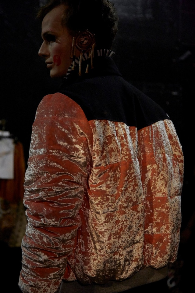 Gypsy Sport AW15, backstage Dazed, womenswear velvet 27