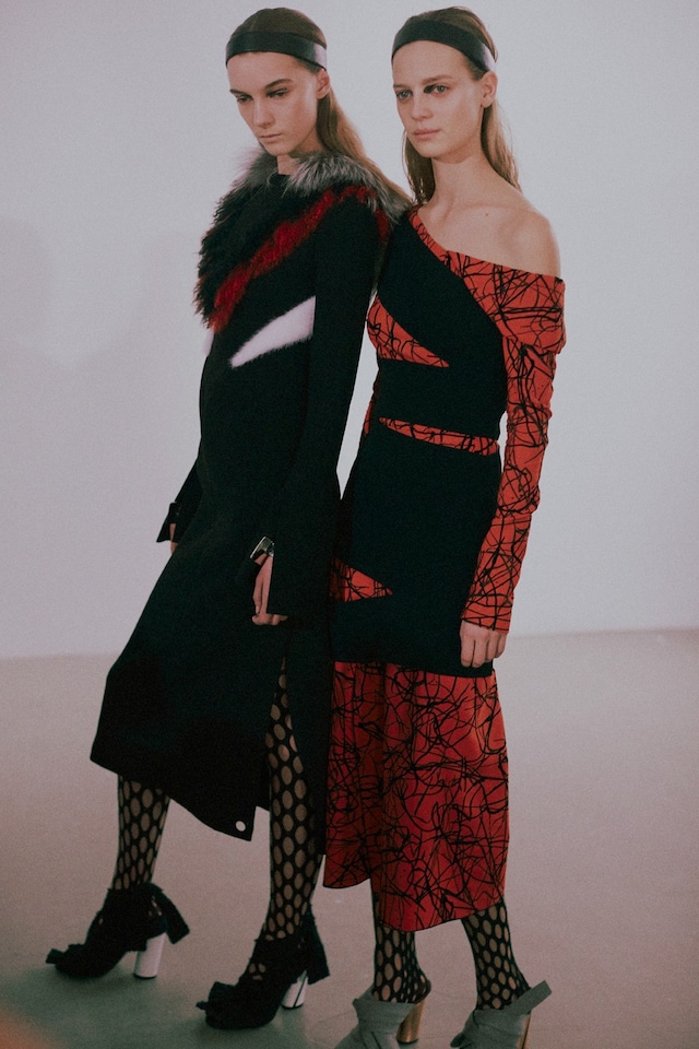 Proenza Schouler AW15, Abstract Expressionism, Fishnet Tight 3