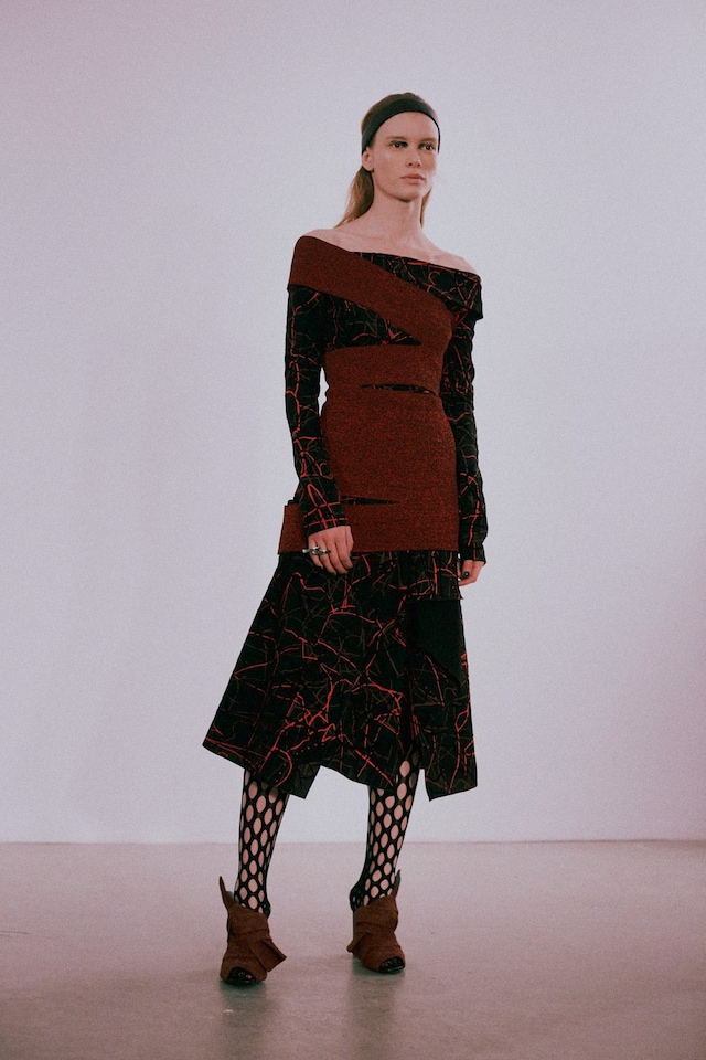 Proenza Schouler AW15, Abstract Expressionism, Fishnet Tight 4