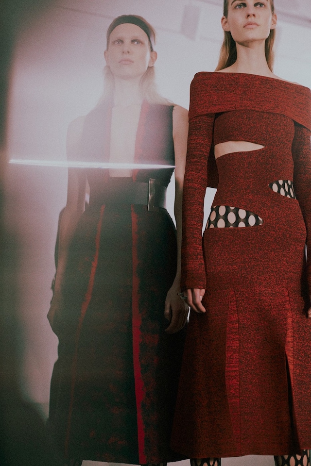Proenza Schouler AW15, Abstract Expressionism, Fishnet 9