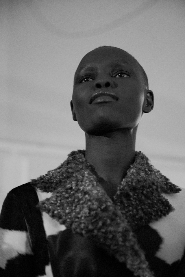 Proenza Schouler AW15, Abstract Expressionism, Shearling 13