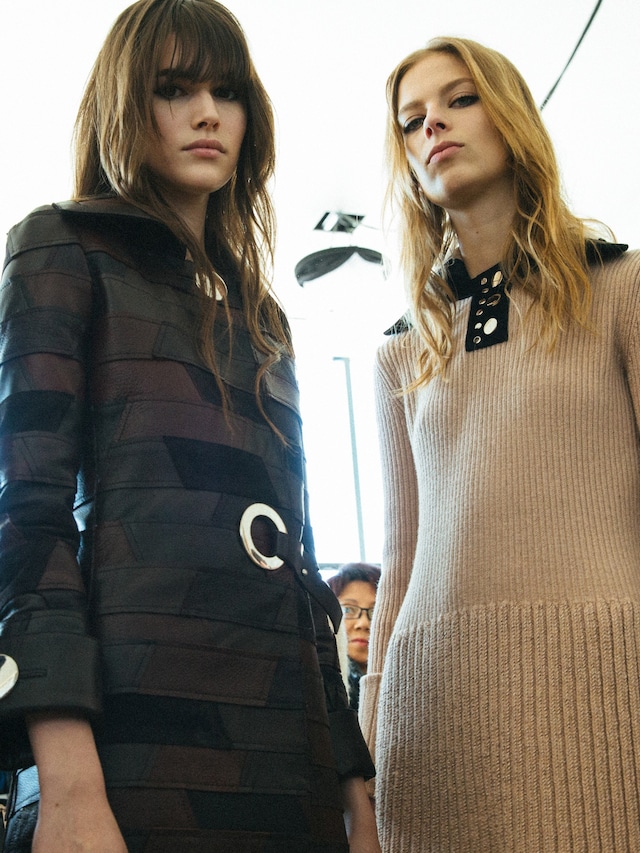 Calvin Klein AW15, Womenswear, 60s, Leather, Knitwear 1