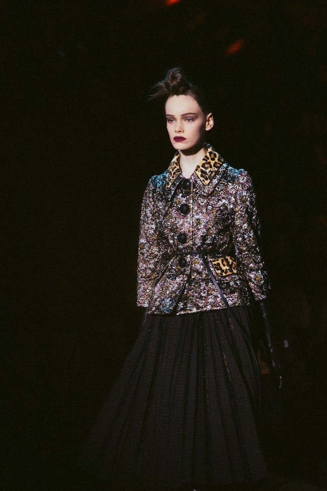 Marc Jacobs AW15 Dazed Womenswear runway leopard print shine 0