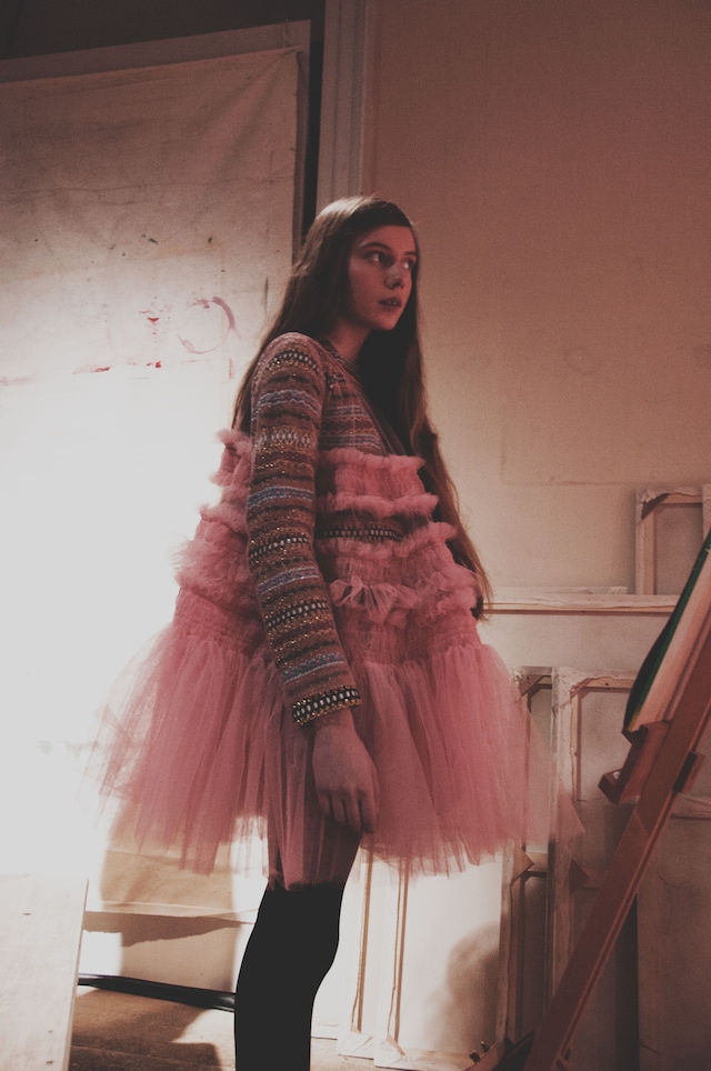 Molly Goddard AW15, 70s, Tulle, Prom, Knitwear, Sheer 3