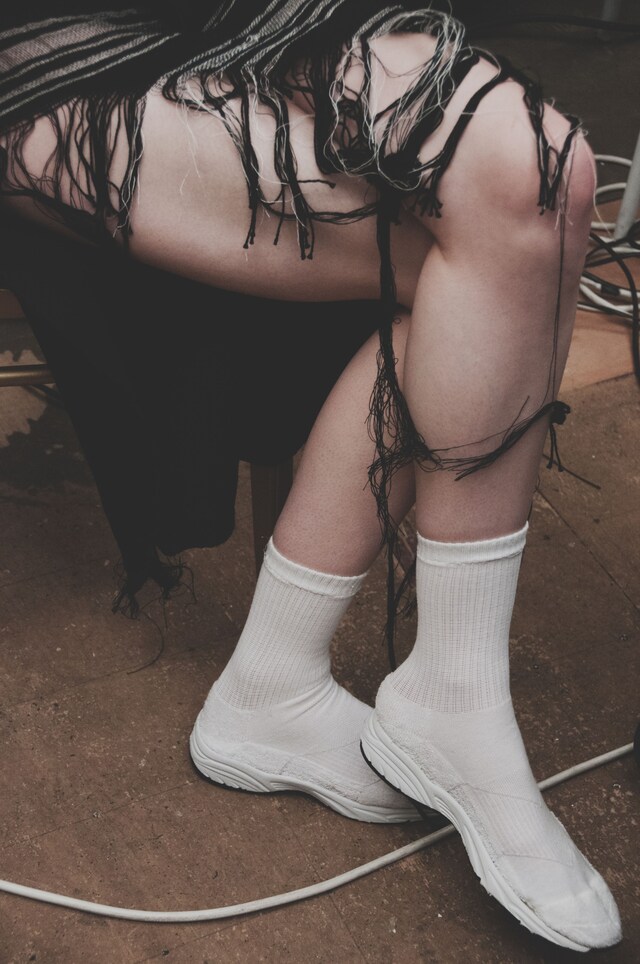 Faustine Steinmetz AW15, Womenswear, Denim, Fraying 21