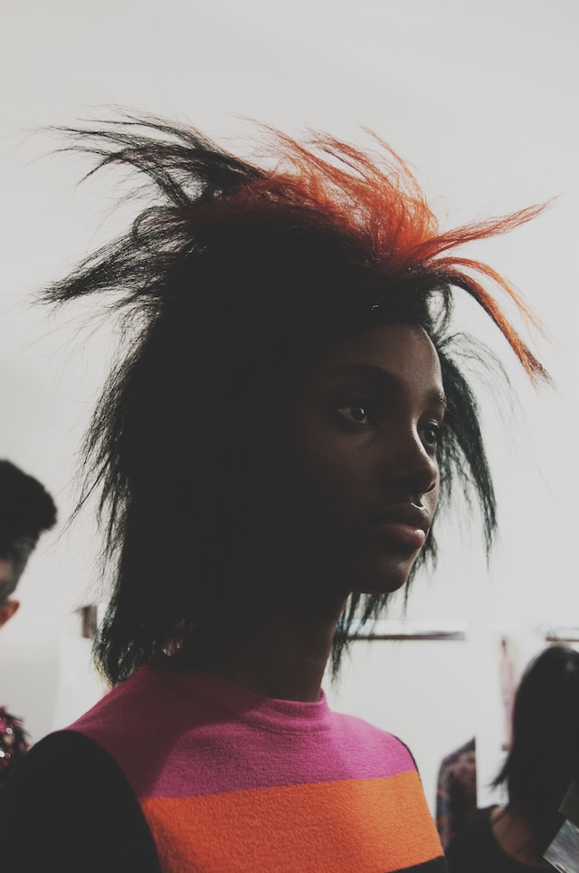 Sibling AW15, Backstage Dazed, Womenswear hair punk 6