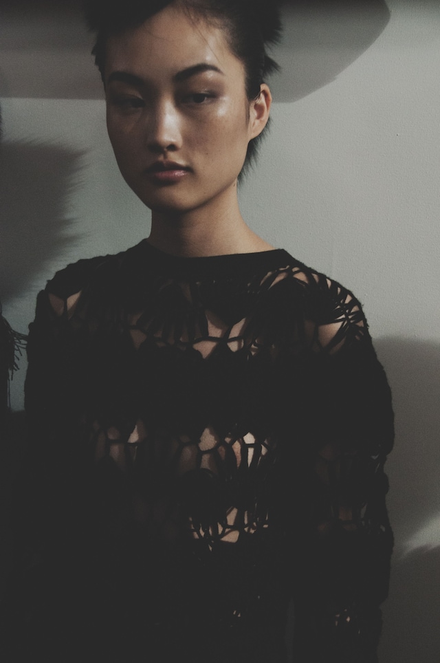 Sibling AW15, Backstage Dazed, Womenswear knitwear sweater 1