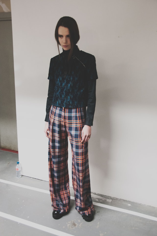 House of Holland AW15 Womenswear Tartan Creeper Boots 12