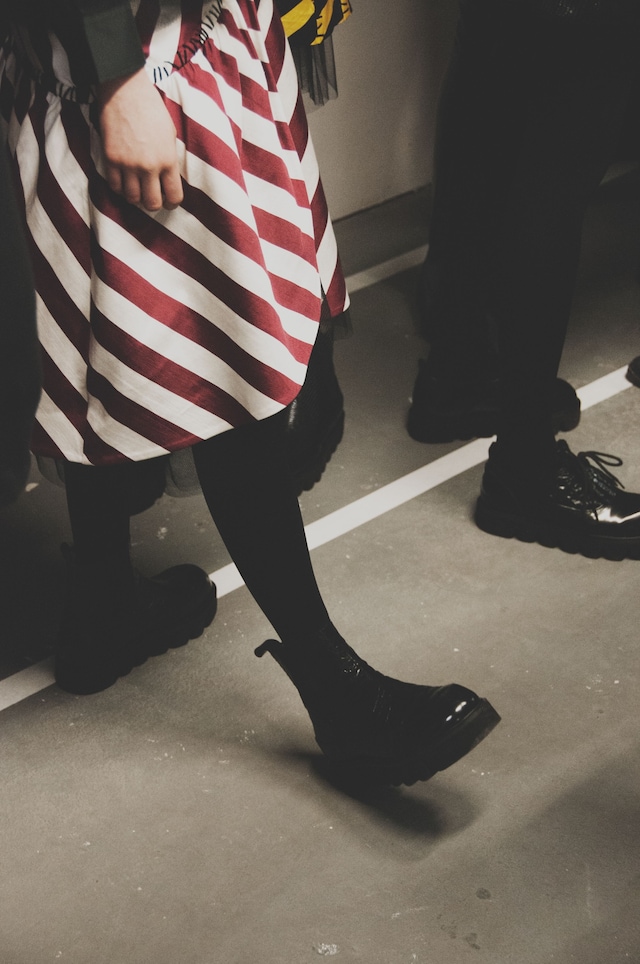 House of Holland AW15 Dazed Womenswear Creeper Boots Stripes 25