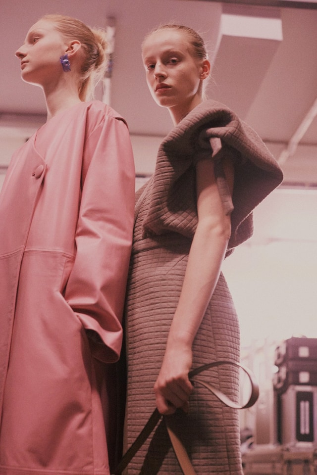 J.W.Anderson AW15, 80s, Soviet, Geometric, Leather 9