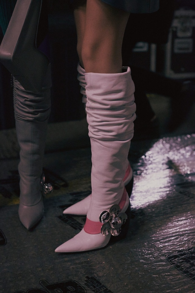 J.W.Anderson AW15, 80s, Soviet, Geometric, Knee High Boots 26