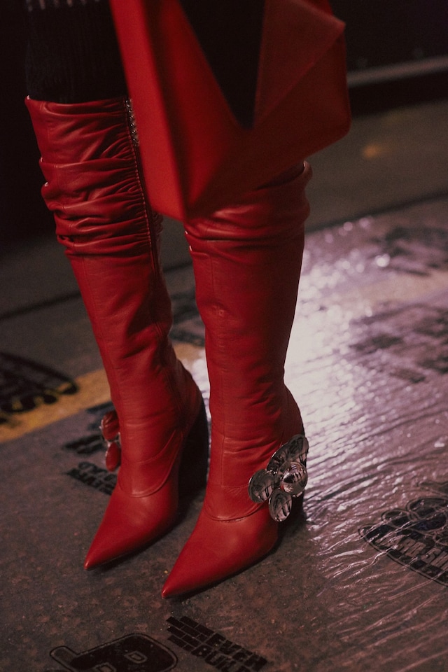 J.W.Anderson AW15, 80s, Soviet, Geometric, Knee High Boots 31