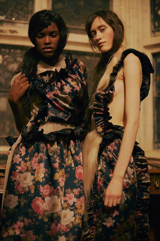 Simone Rochas AW15, Louise Bourgeois, Floral 2