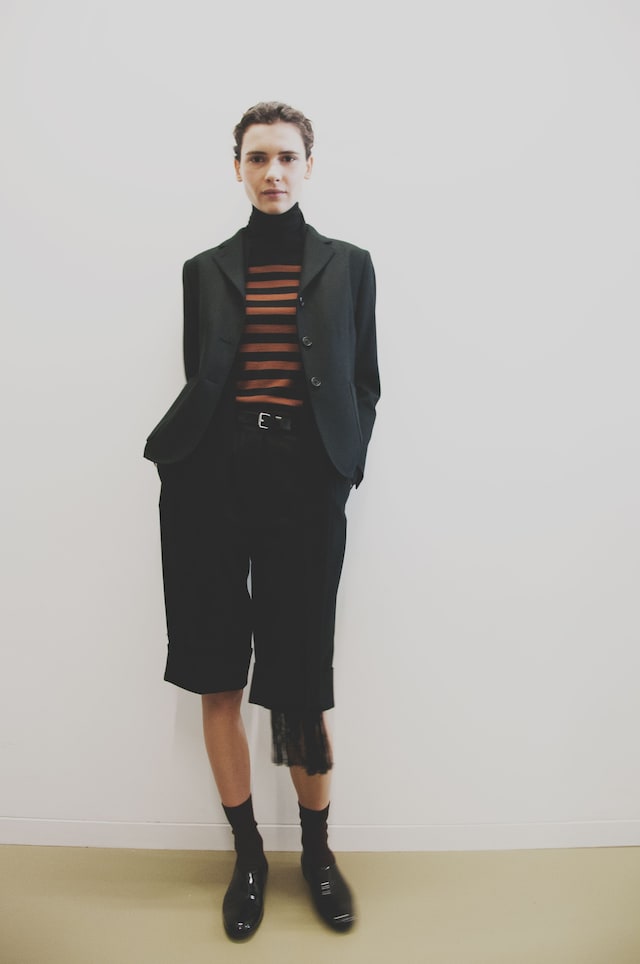 Margaret Howell AW15 Womenswear Knitwear Tailoring Shorts 7