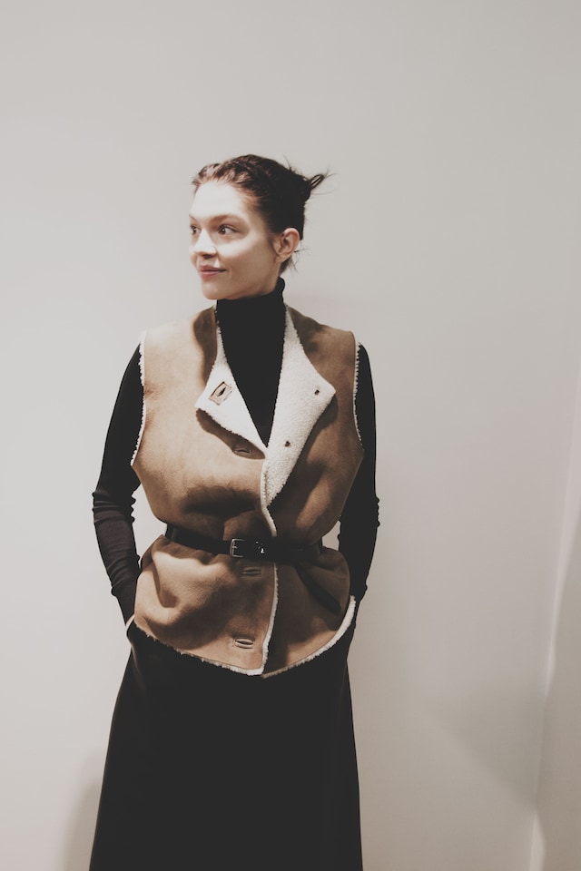 Margaret Howell AW15 Womenswear Shearling Turtle Neck 15
